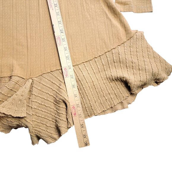 We The Free Tate Pointelle Tunic Women's M Topaz Drapey Relaxed Fit Boho - Picture 8 of 8